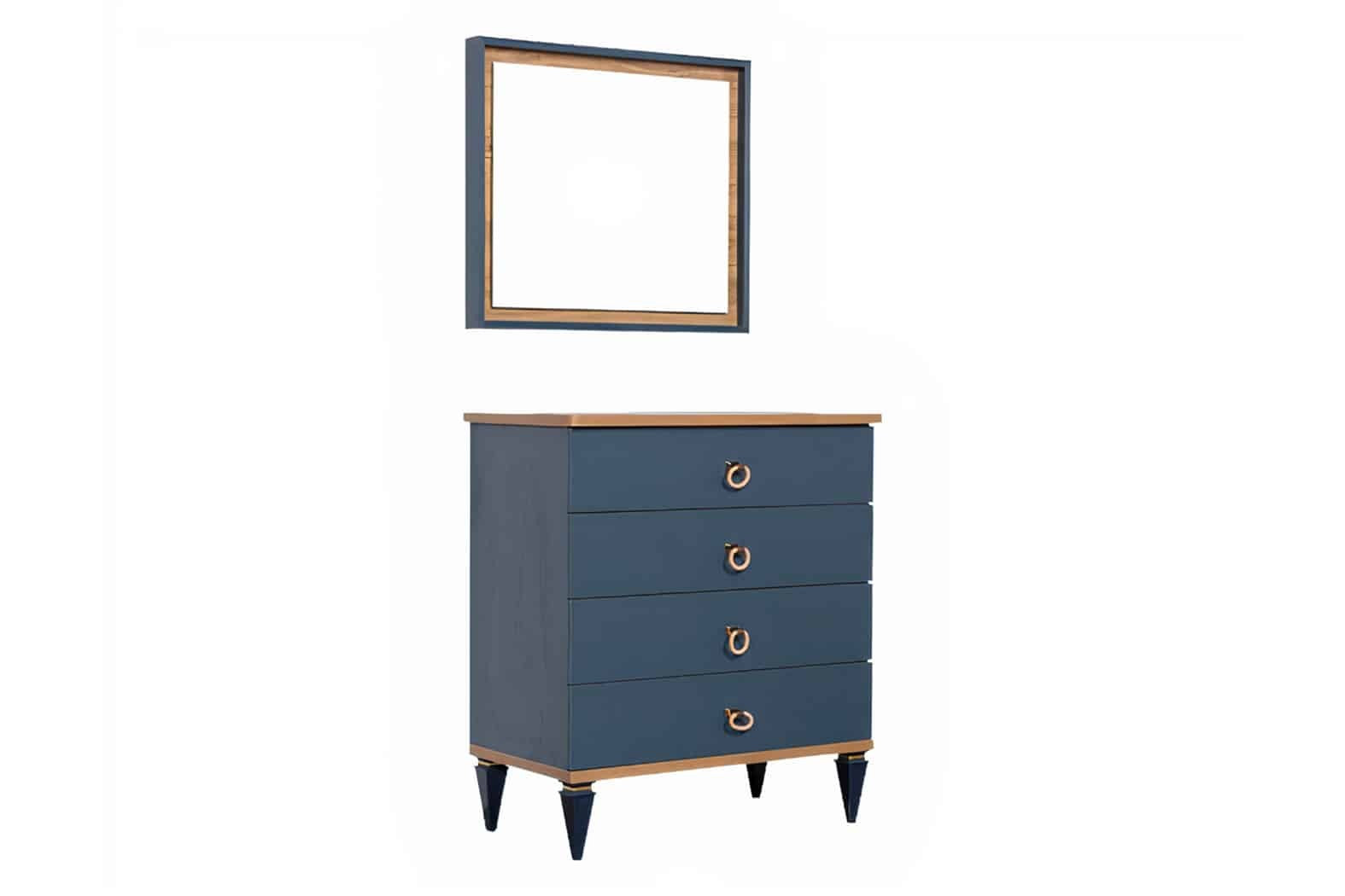 Moss Chiffonnier 4 tiroirs avec miroir