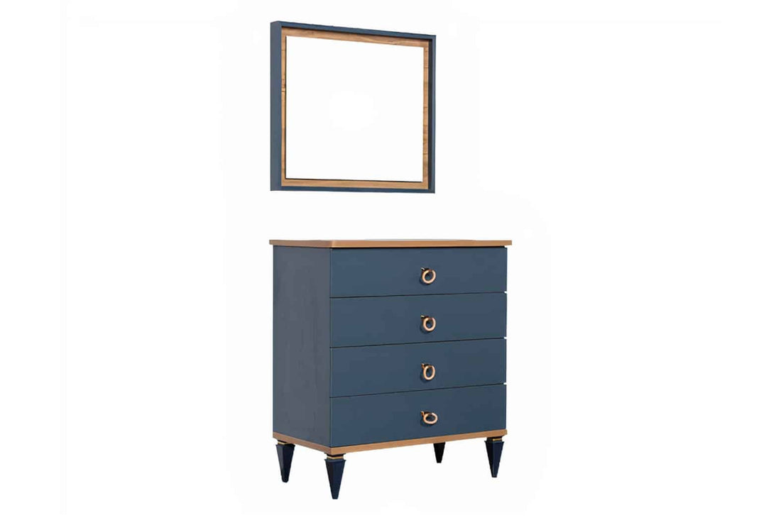 Moss Chiffonnier 4 tiroirs avec miroir