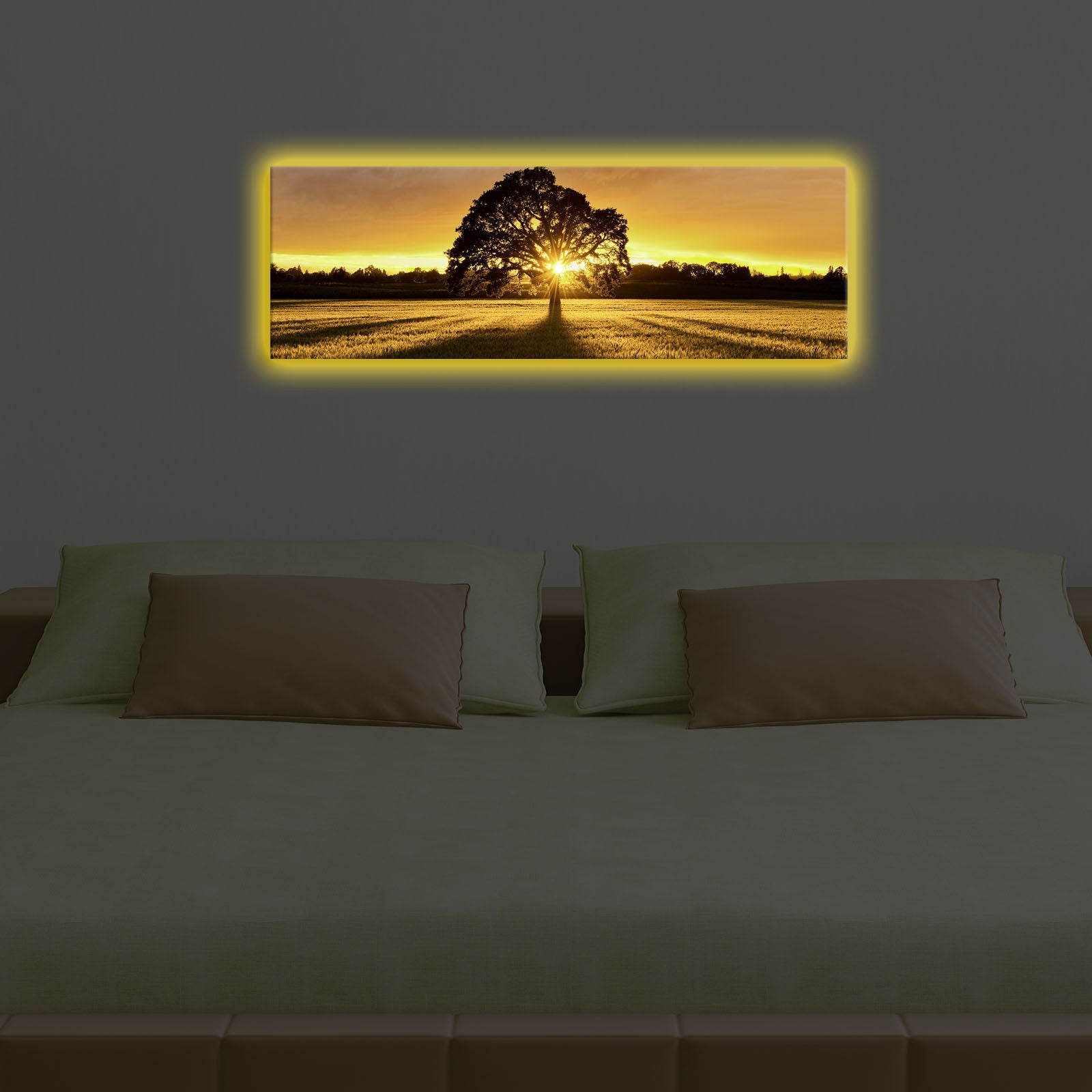Peinture de toile éclairée à LED décorative 3090DACT-68