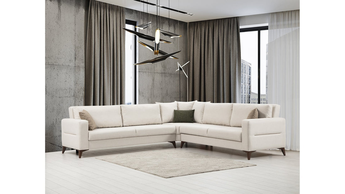 Canapé d'angle Kristal 3+Corner+3 - Beige