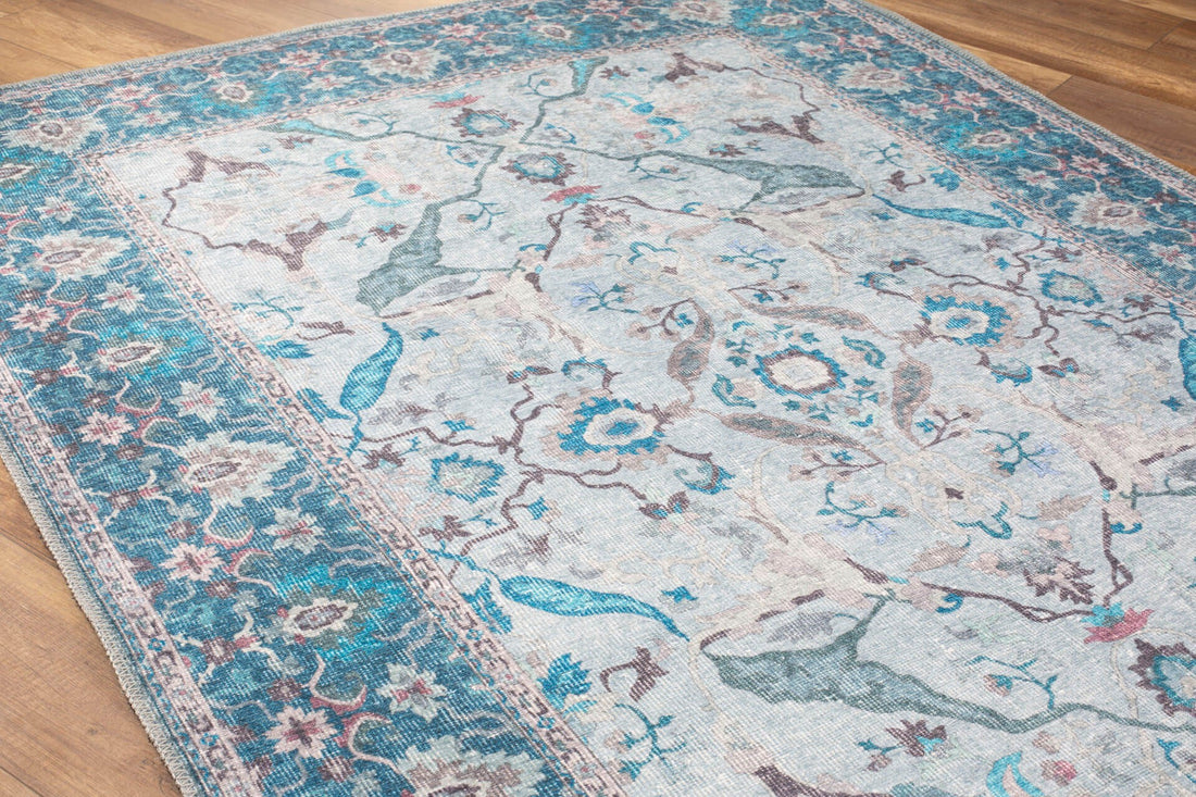 Tapis de salle (75 x 150) Dorian Chenille - Blue AL 333
