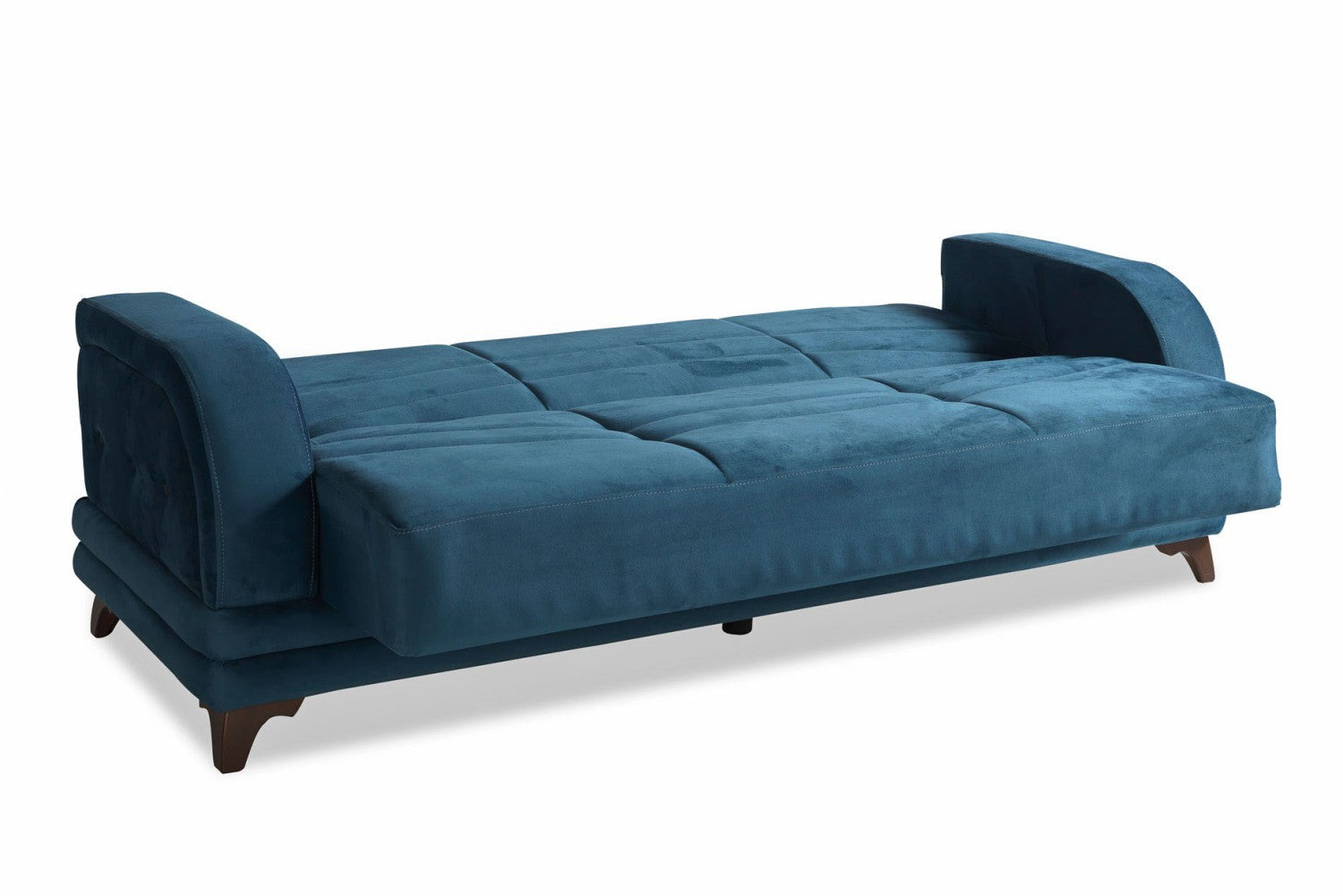 Asya canapé lit clic-clac 3 places avec coffre de rangement