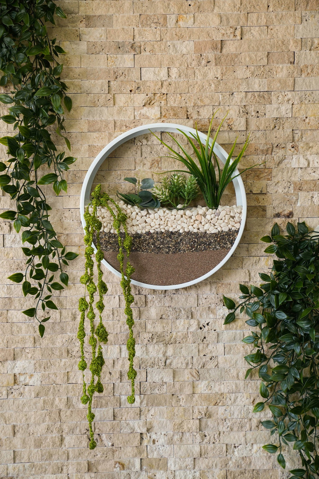 Accessoire mural en métal décoratif Spicebush