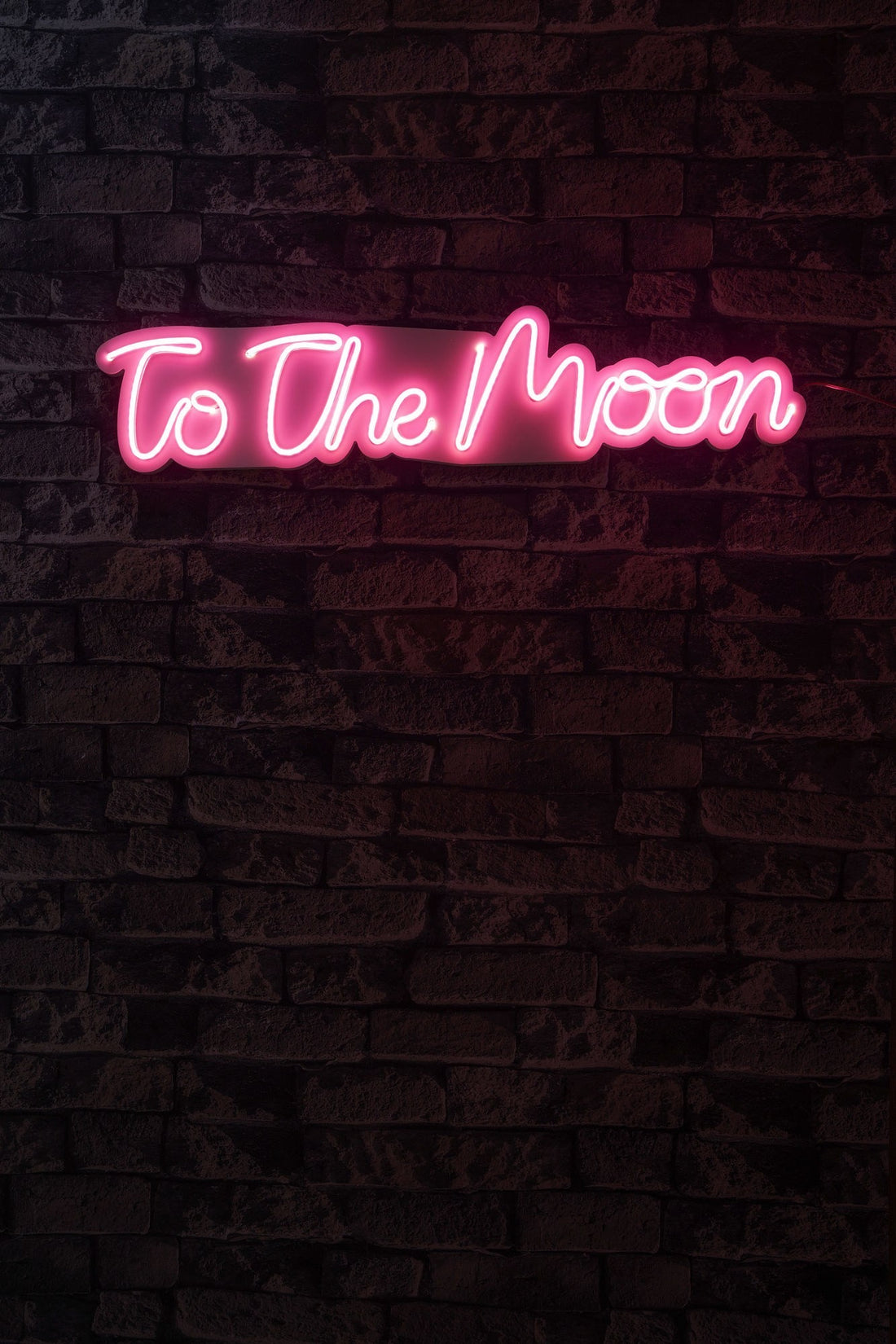 Éclairage LED en plastique décoratif To the Moon - Pink
