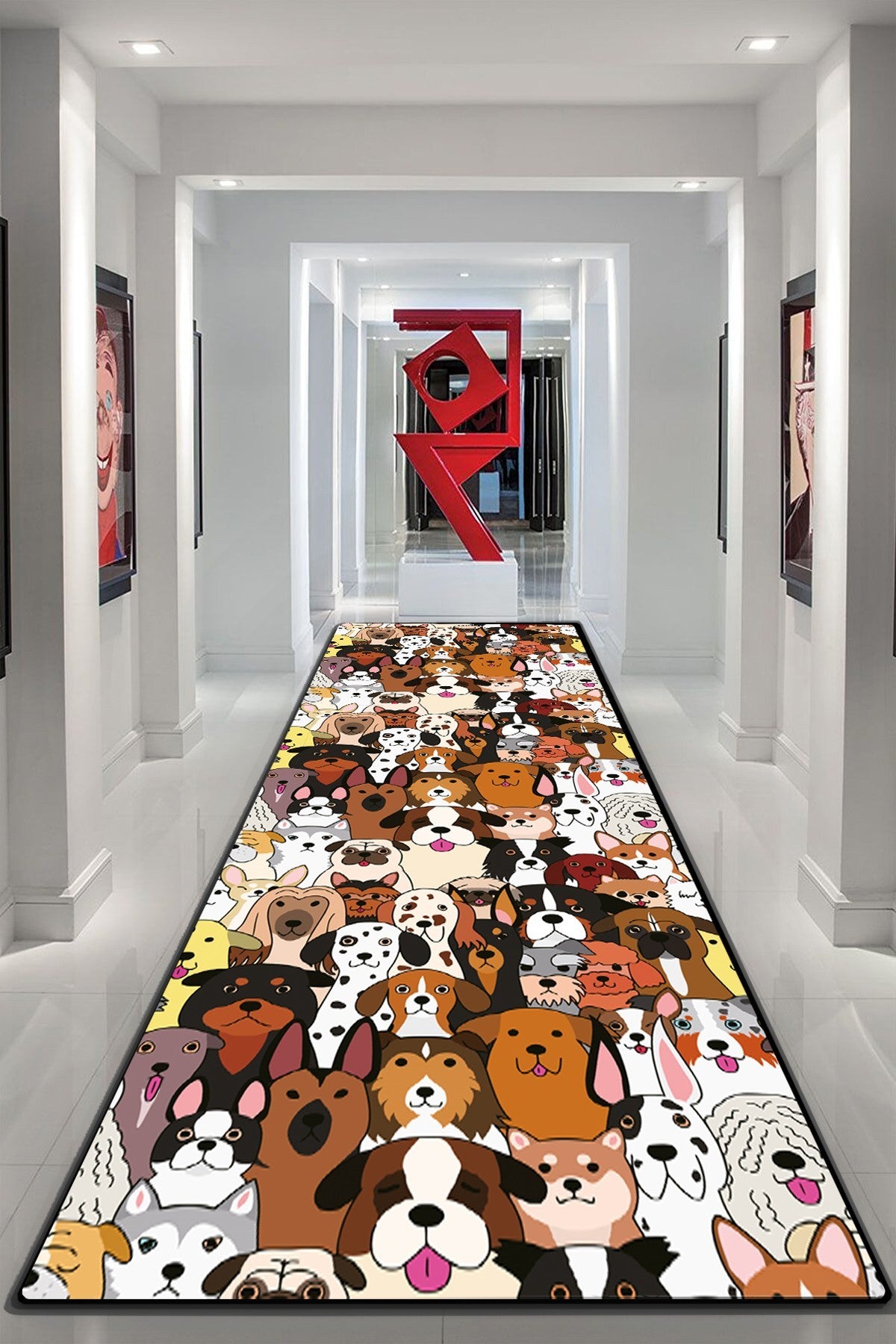 Tapis (80 x 150) Dogs