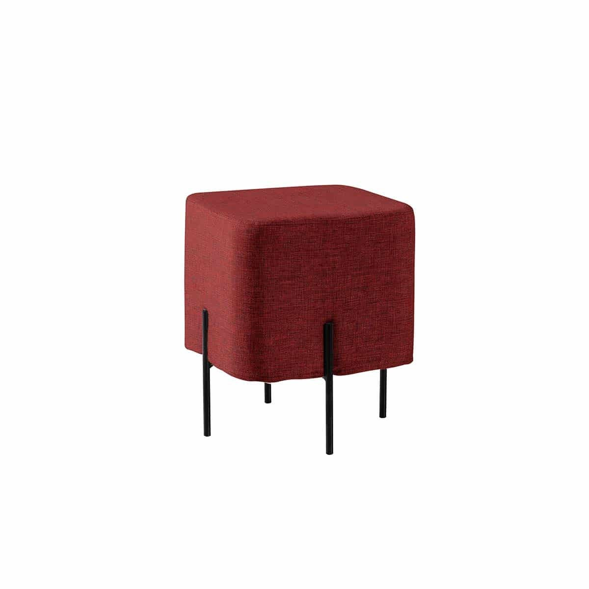 Mono Pouf Rouge