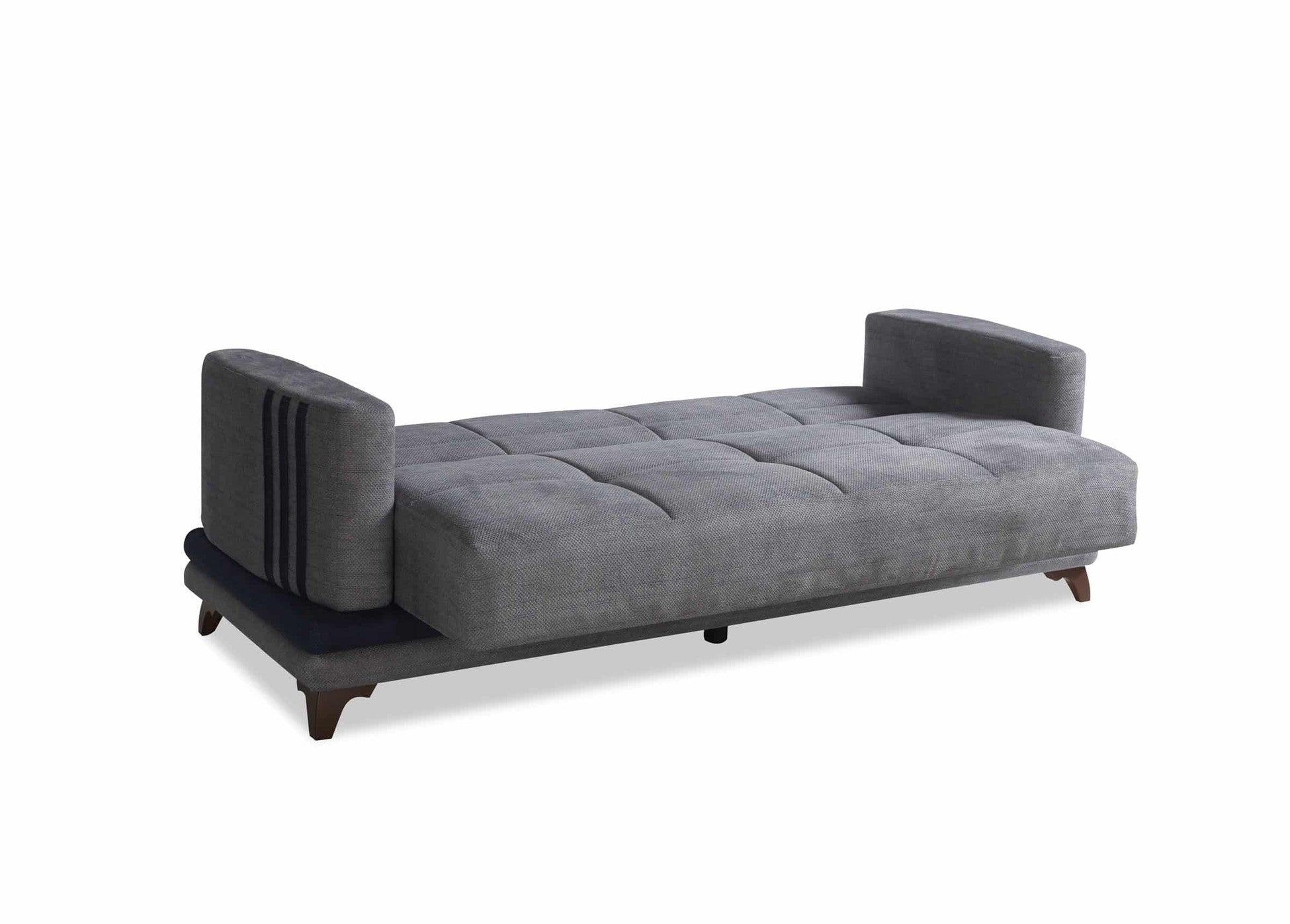 Malta canapé lit clic-clac 3 places avec coffre de rangement