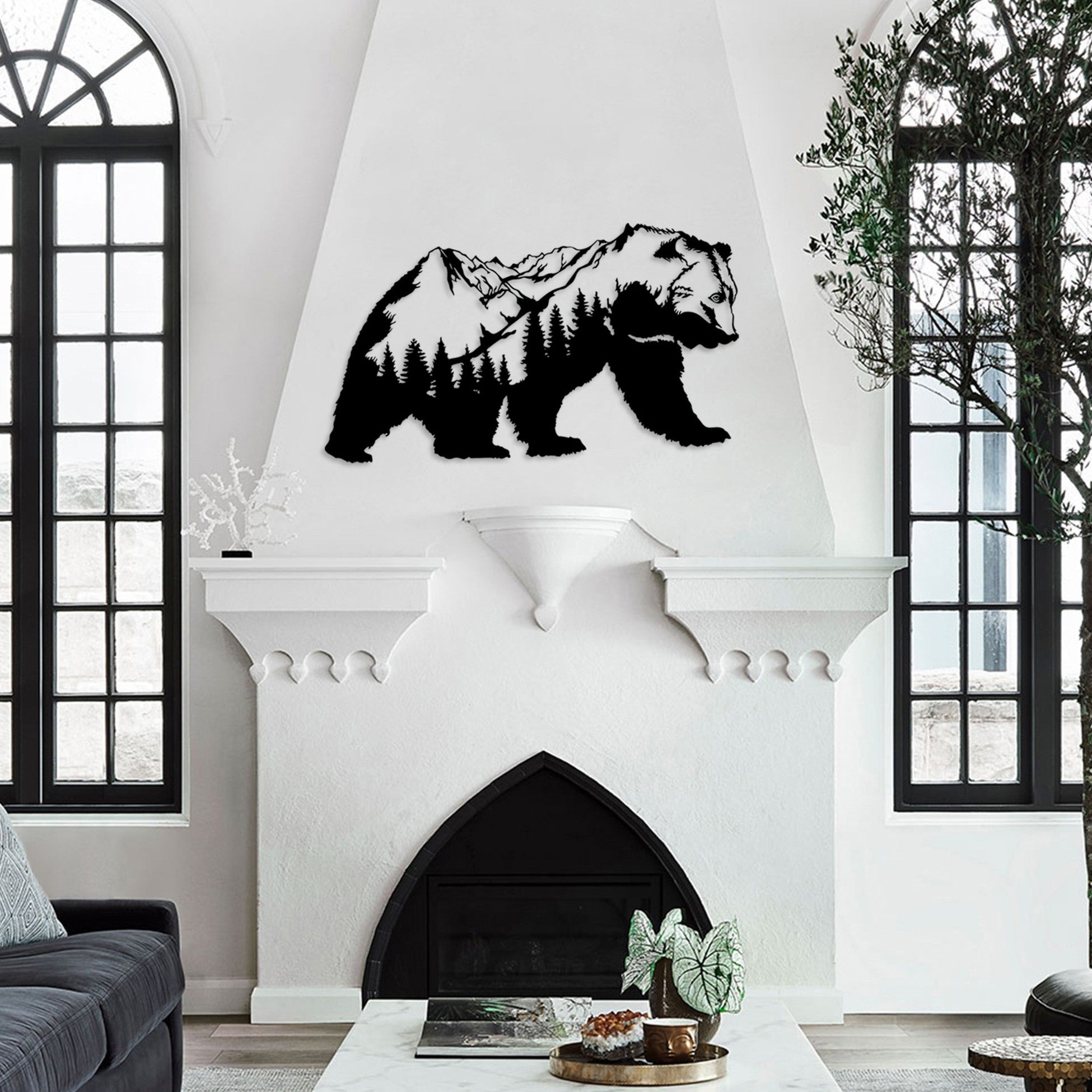 Accessoire mural en métal décoratif Orso-1