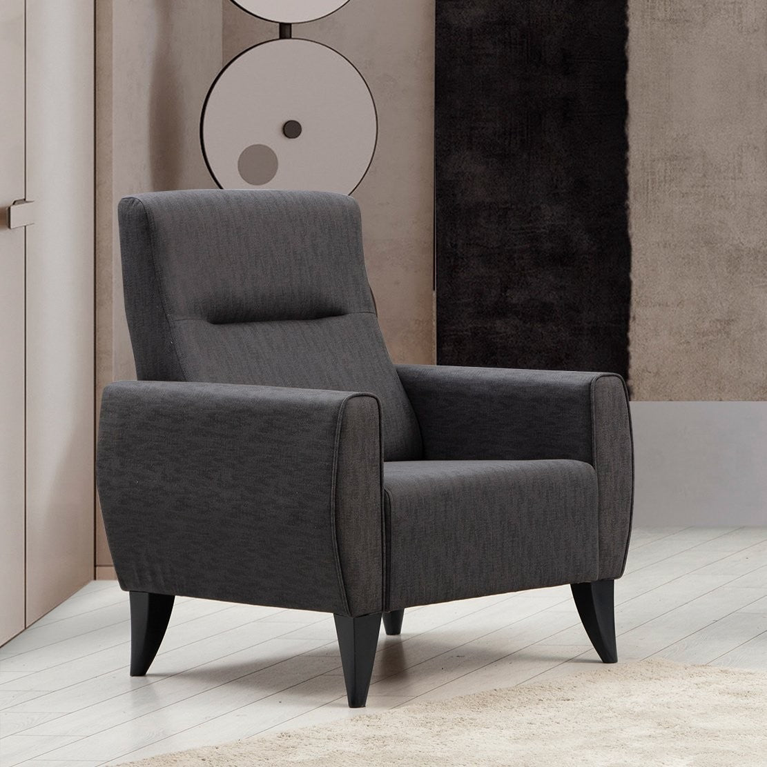 Canapé d'angle Alkon L - Dark Grey