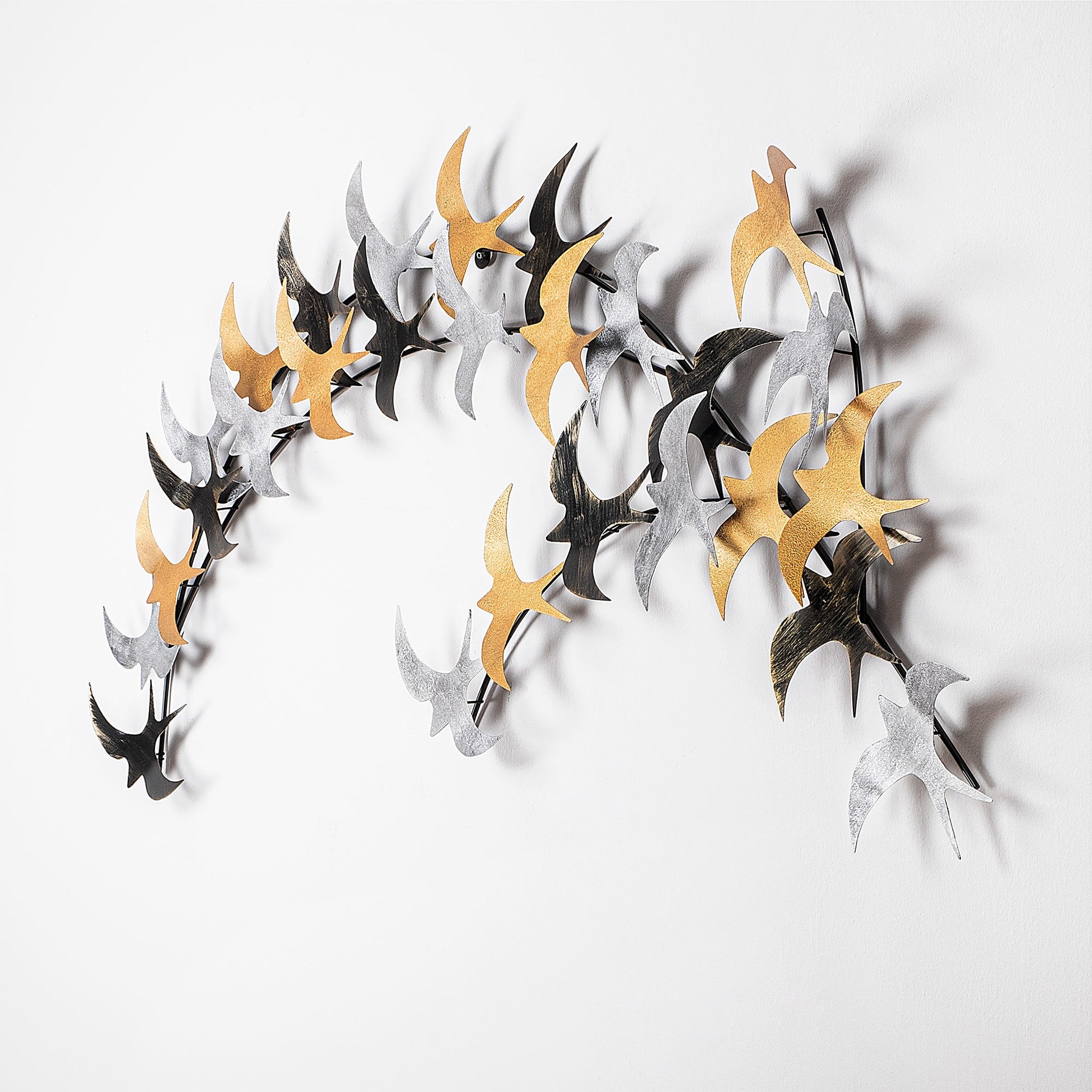 Accessoire mural en métal décoratif Kirlangiç