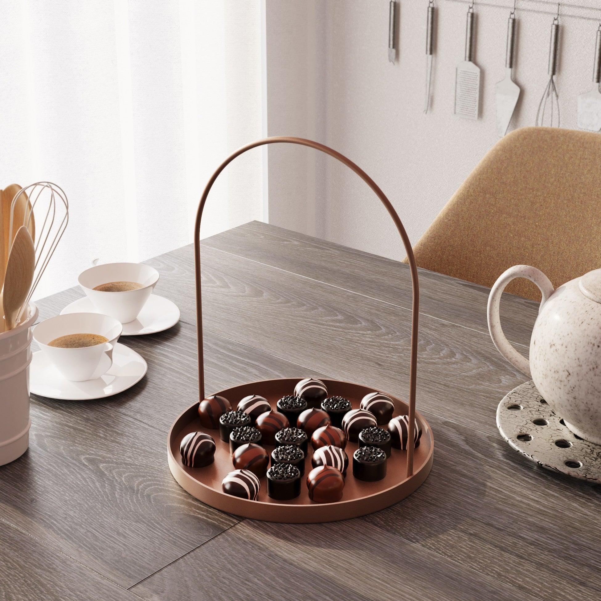 Accessoire décoratif en métal Kos-A - Copper