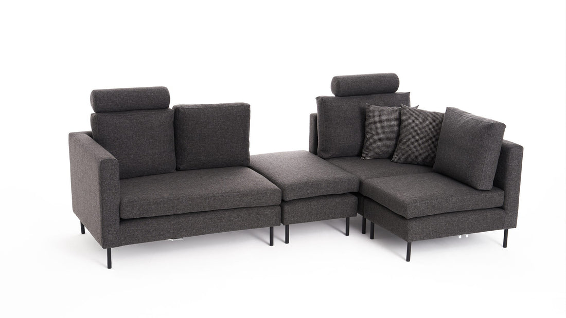 Canapé d'angle Mino - Anthracite