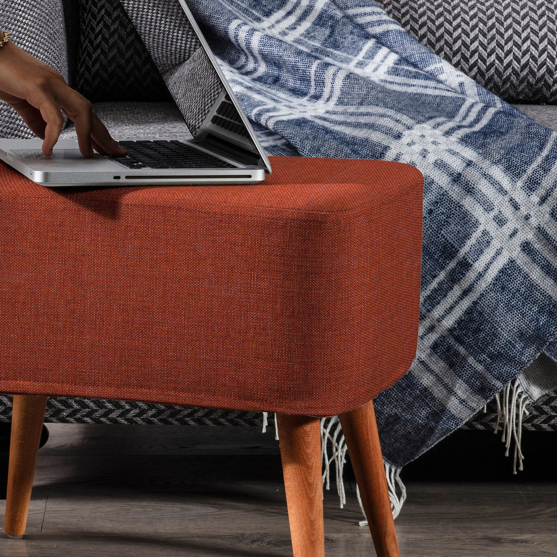 Albina Pouf orange
