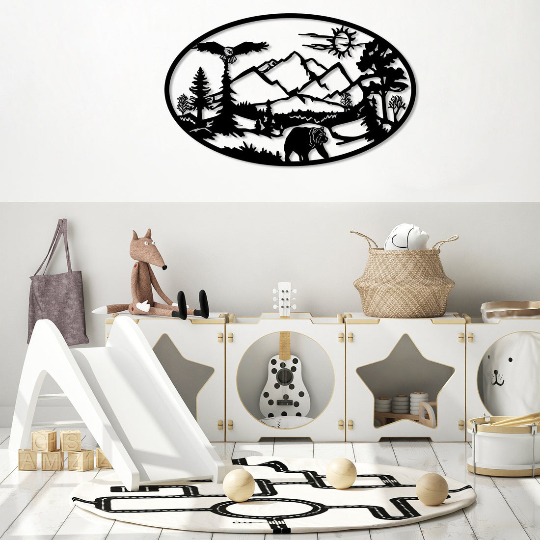 Accessoire mural en métal décoratif Survivor