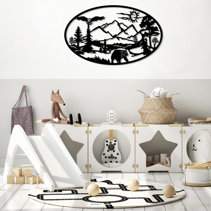 Accessoire mural en métal décoratif Survivor