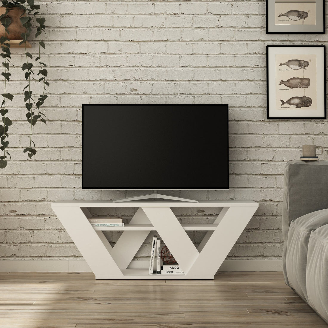 Meuble TV Pipralla - White