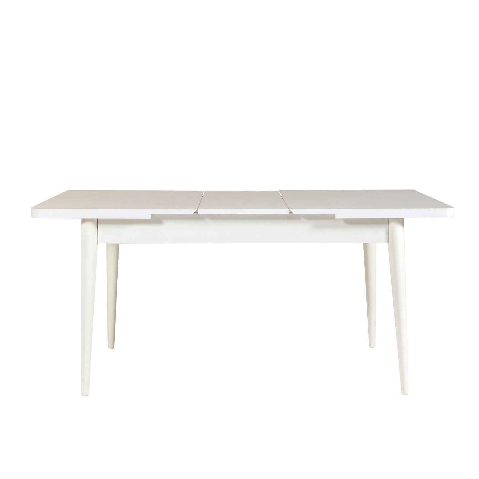 Table à manger extensible et jeu de chaises (5 pièces) Vina White Dark Blue