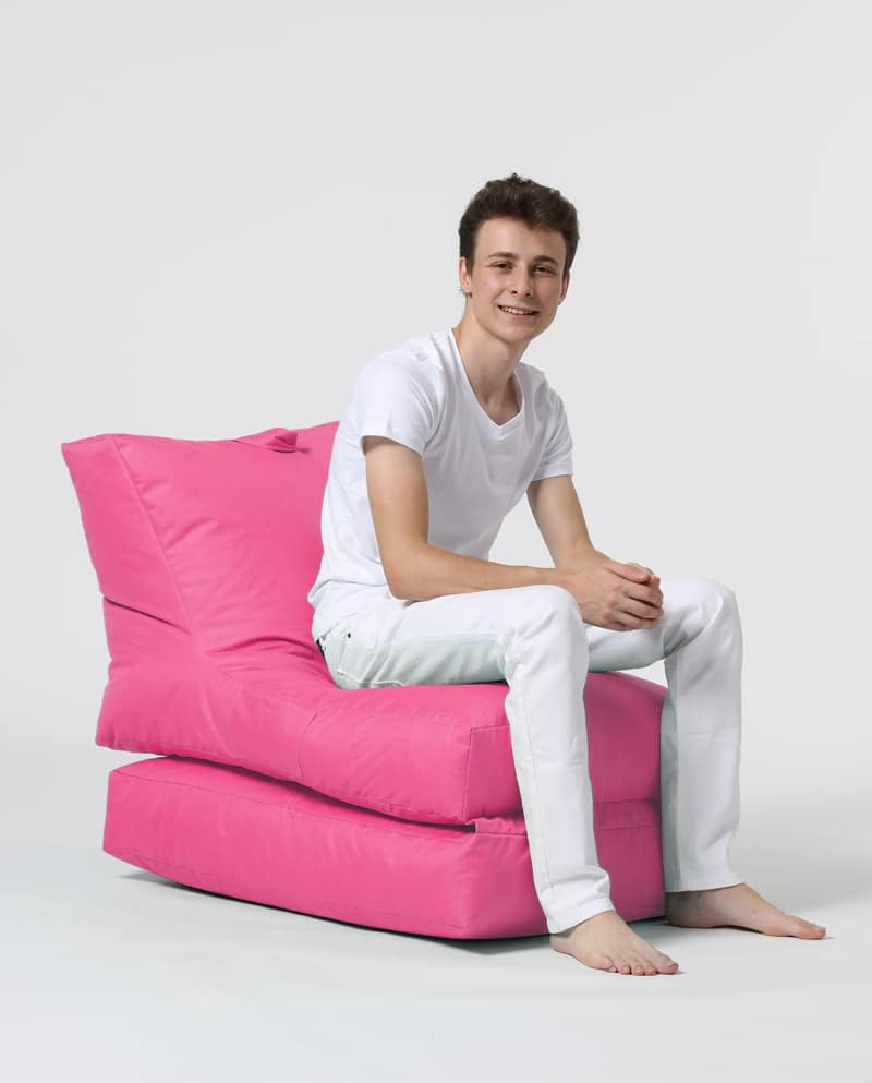 Siesta Pouf convertible / coussin de sol Rose