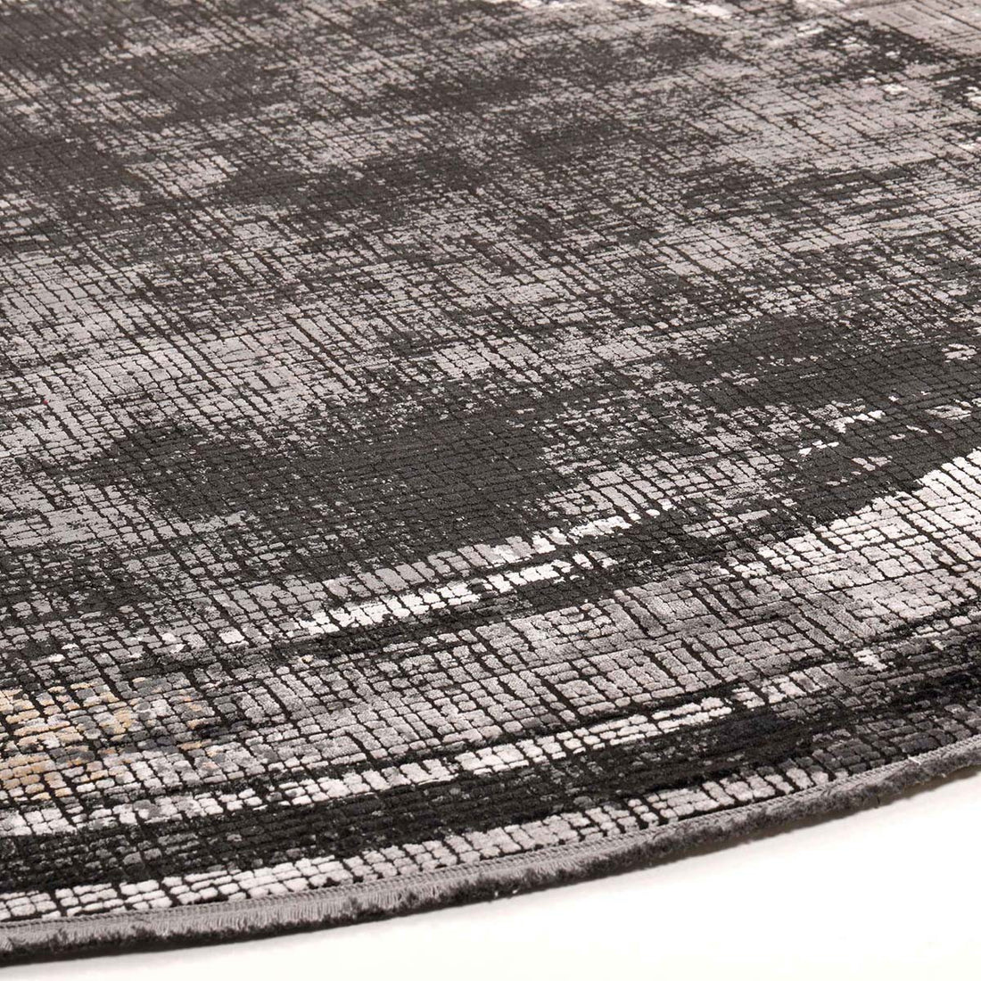 Noir 33800 Tapis Bambou Rond