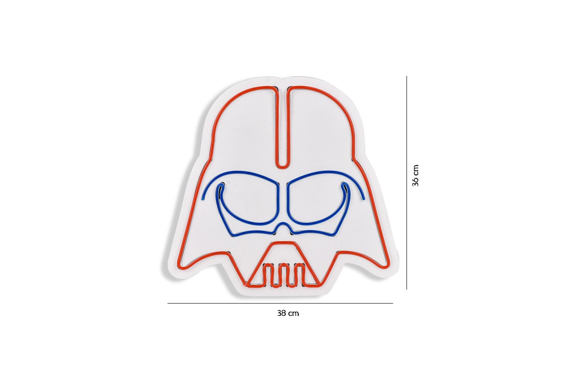Éclairage LED en plastique décoratif Darth Vader - Red
Blue