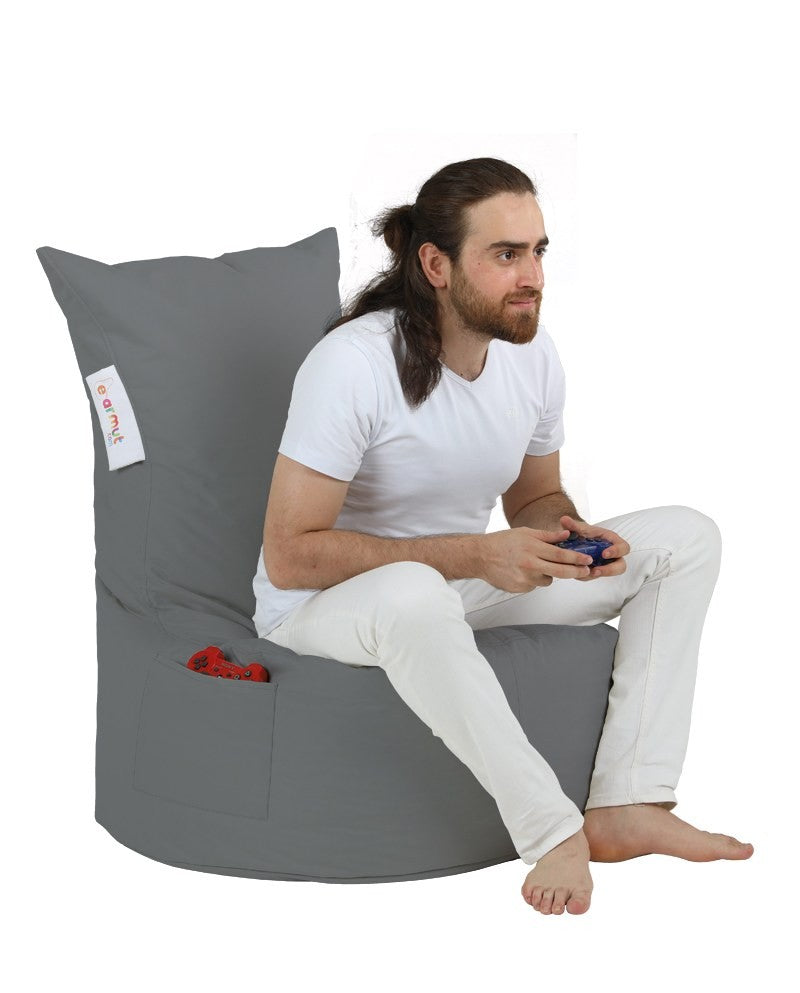 Pouf de jardin Balina - Dark Grey