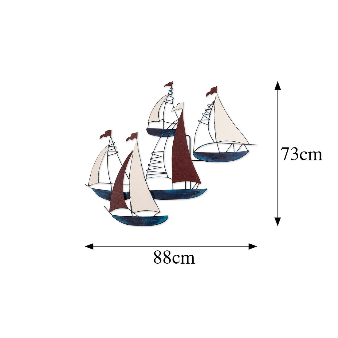 Accessoire mural en métal décoratif Kadirga