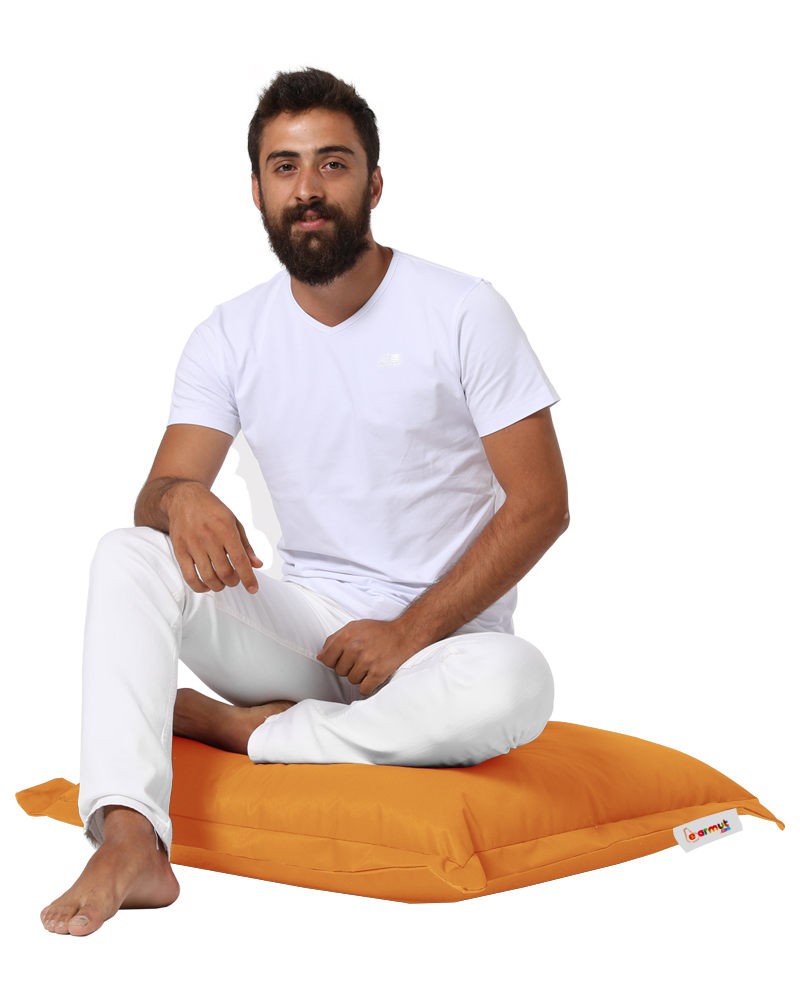 Coussin de jardin Cushion Pouf 70x70 - Orange