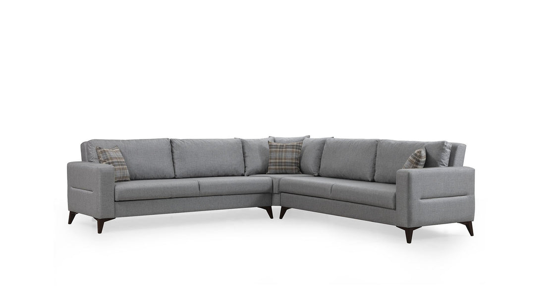 Canapé d'angle Kristal 3+Corner+3 - Light Grey