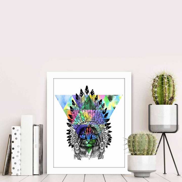 Peinture mdf encadrée décorative BCT-022