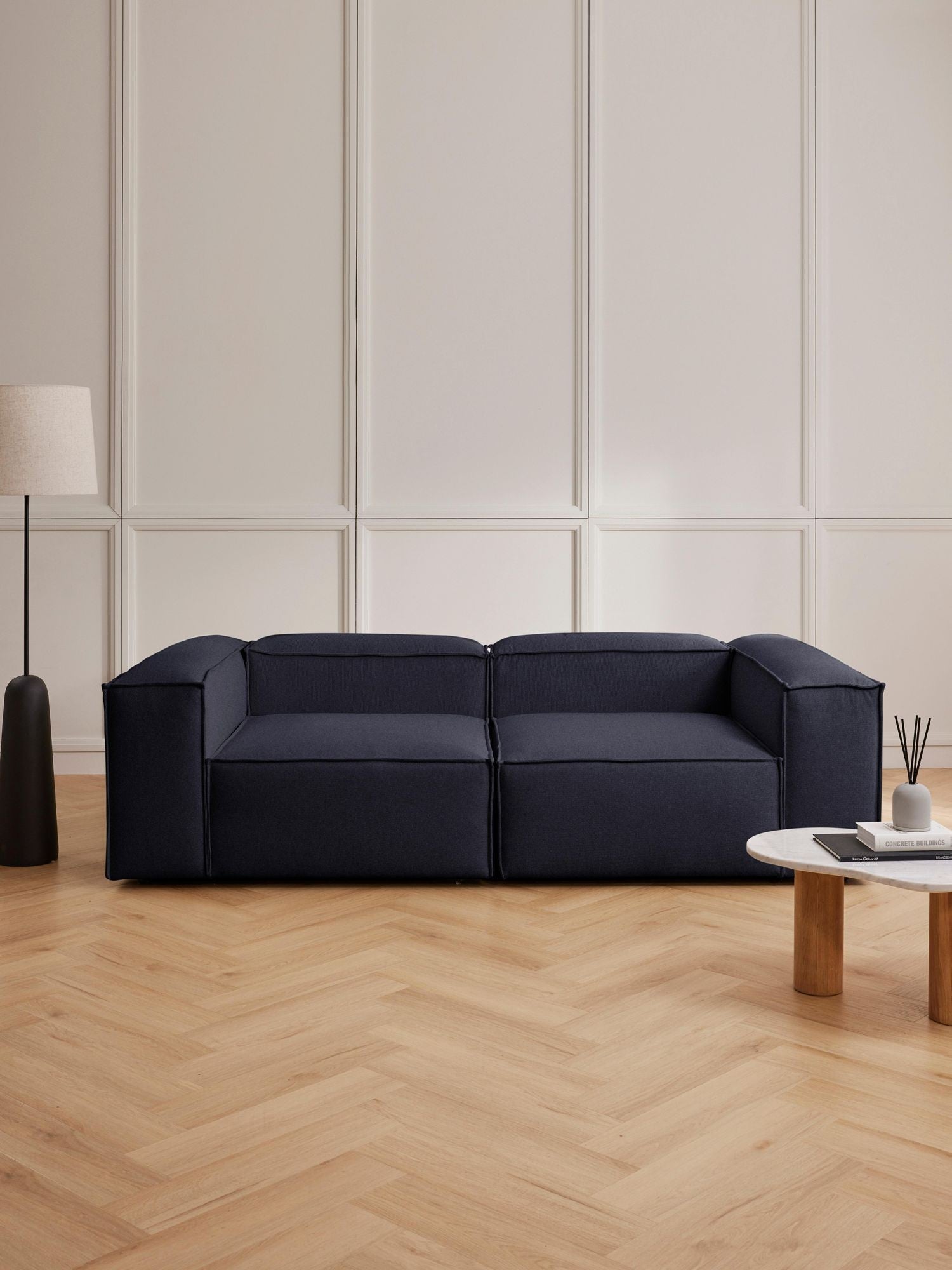 Canapé modulable 3 places en Lin Frida