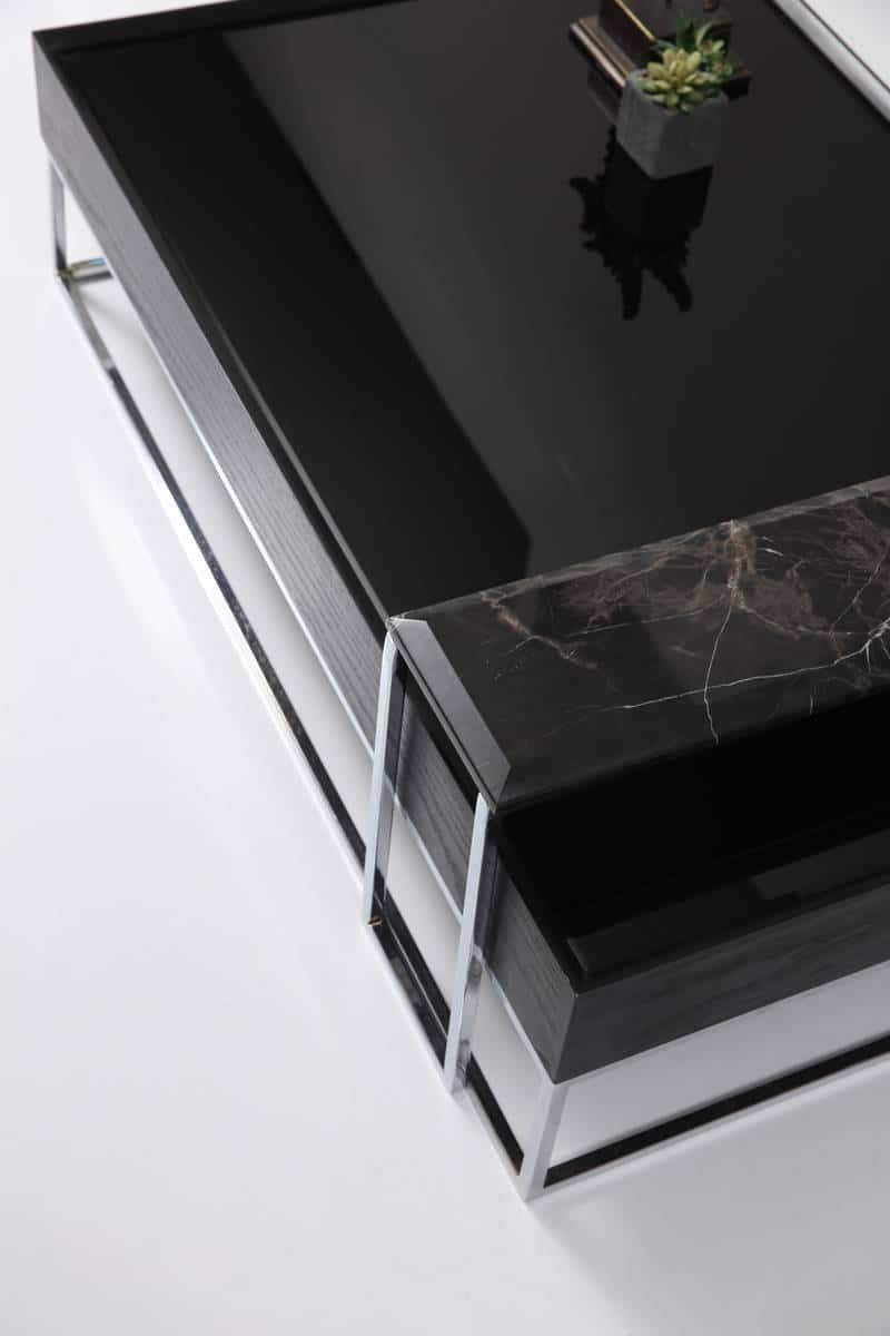 Crown table basse (noire)