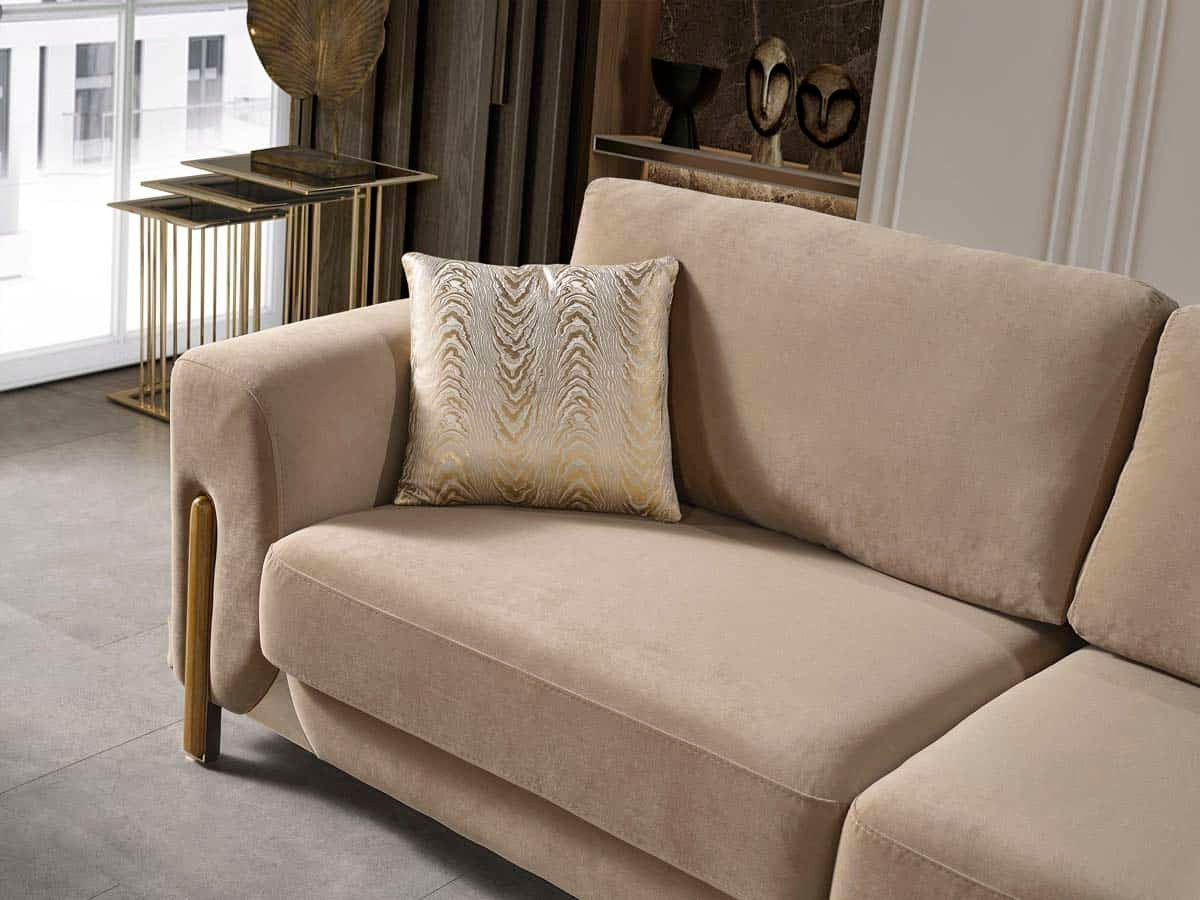 Olivya Canapé Crème 3 Places