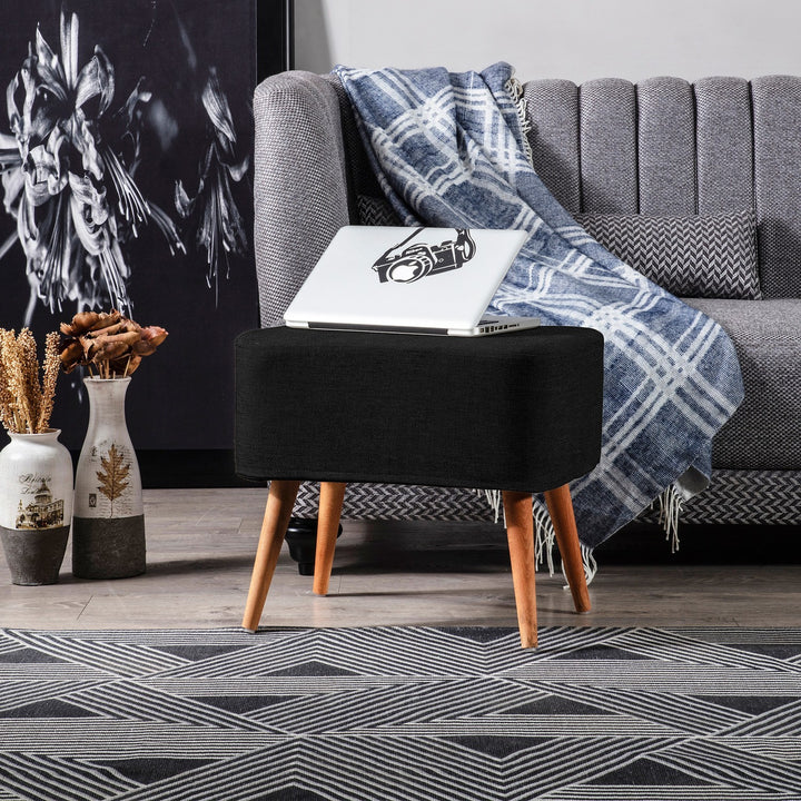 Albina Pouf noir