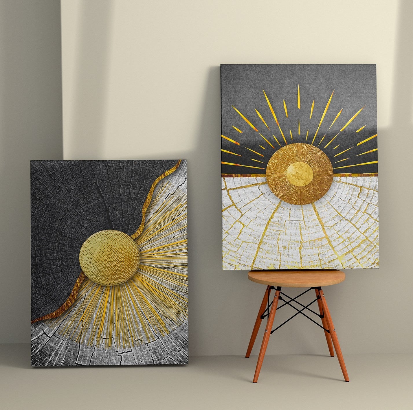 Peinture décorative en toile (2 pièces) 2KNV4291 - 50 x 70