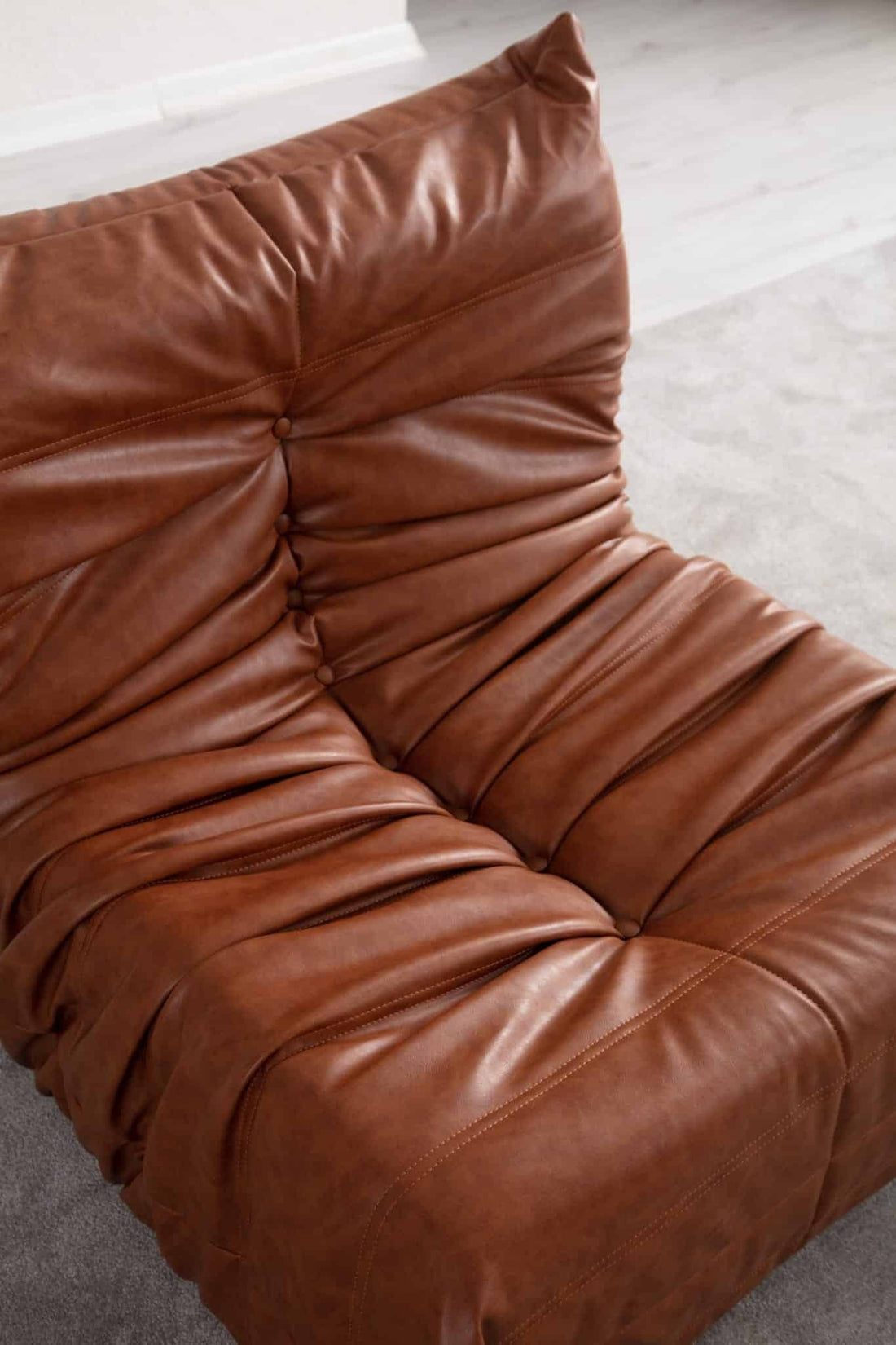 California Fauteuil Bergère Brun 88x90x72
