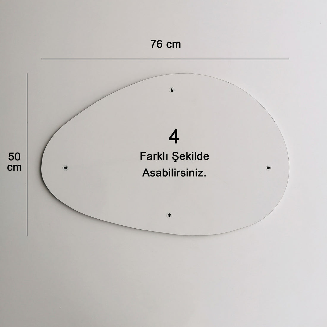 Miroir Porto Ayna 76x50 cm