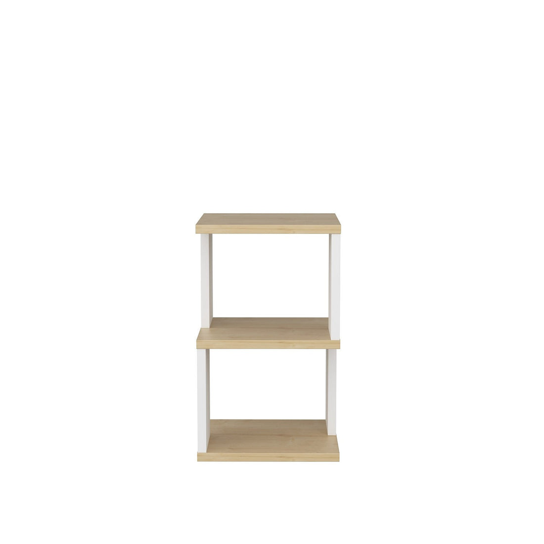 La table de nuit Carter - Oak, White