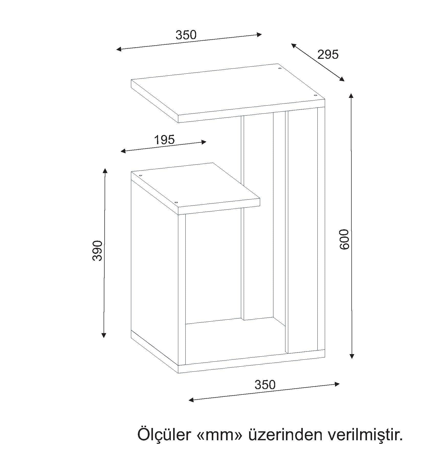 Table d'appoint Sister - White