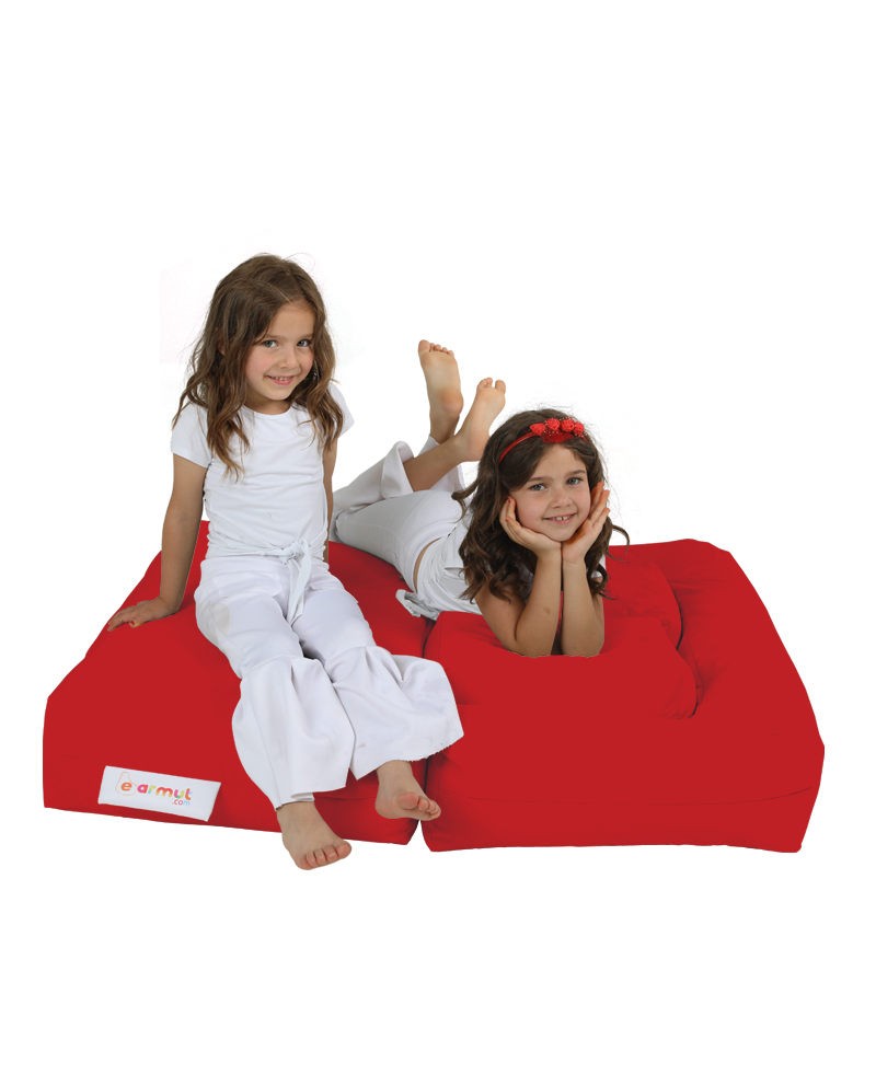 Pouf de jardin Kids Double Seat Pouf - Red
