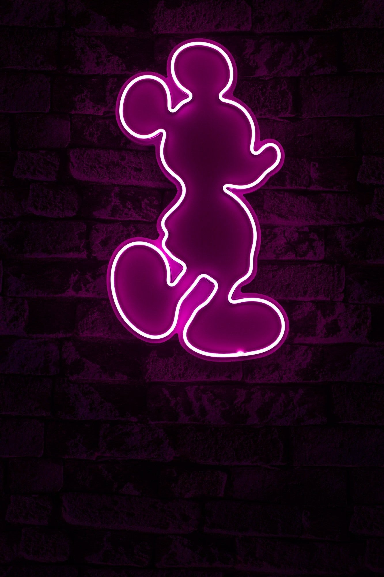 Éclairage LED en plastique décoratif Mickey Mouse - Pink