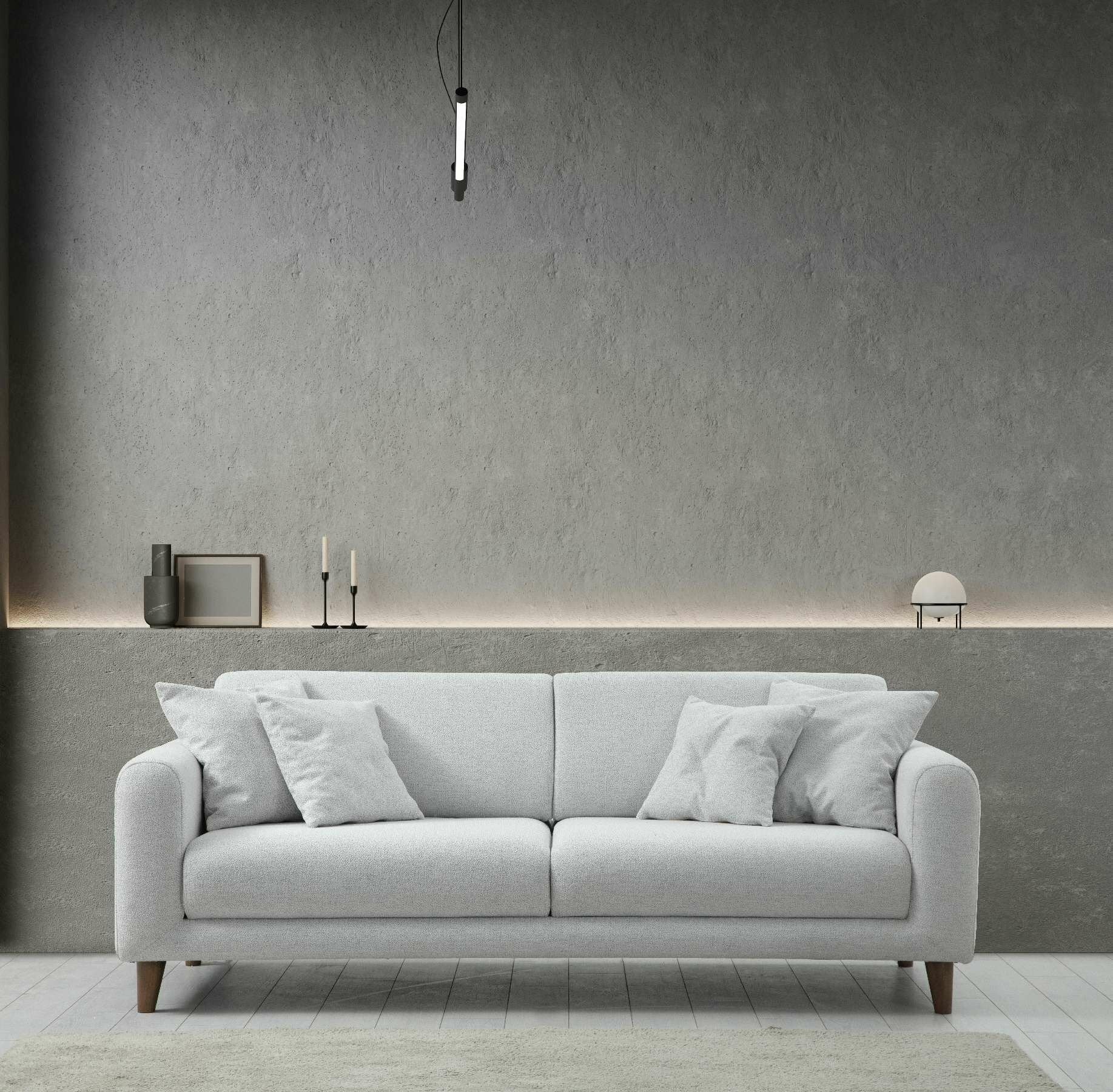 Canapé à 3 places Sare 3 - Ares White