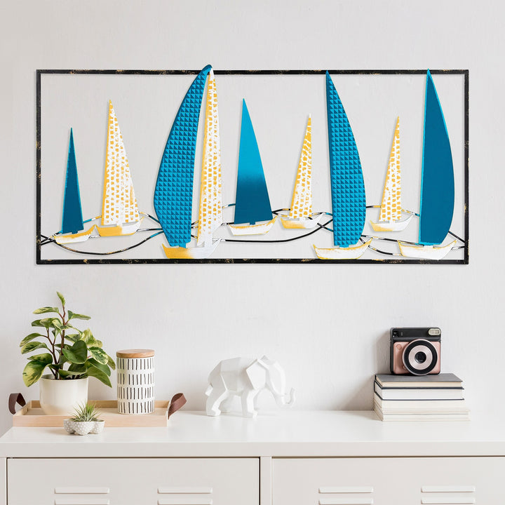 Accessoire mural en métal décoratif Yelkenli 2