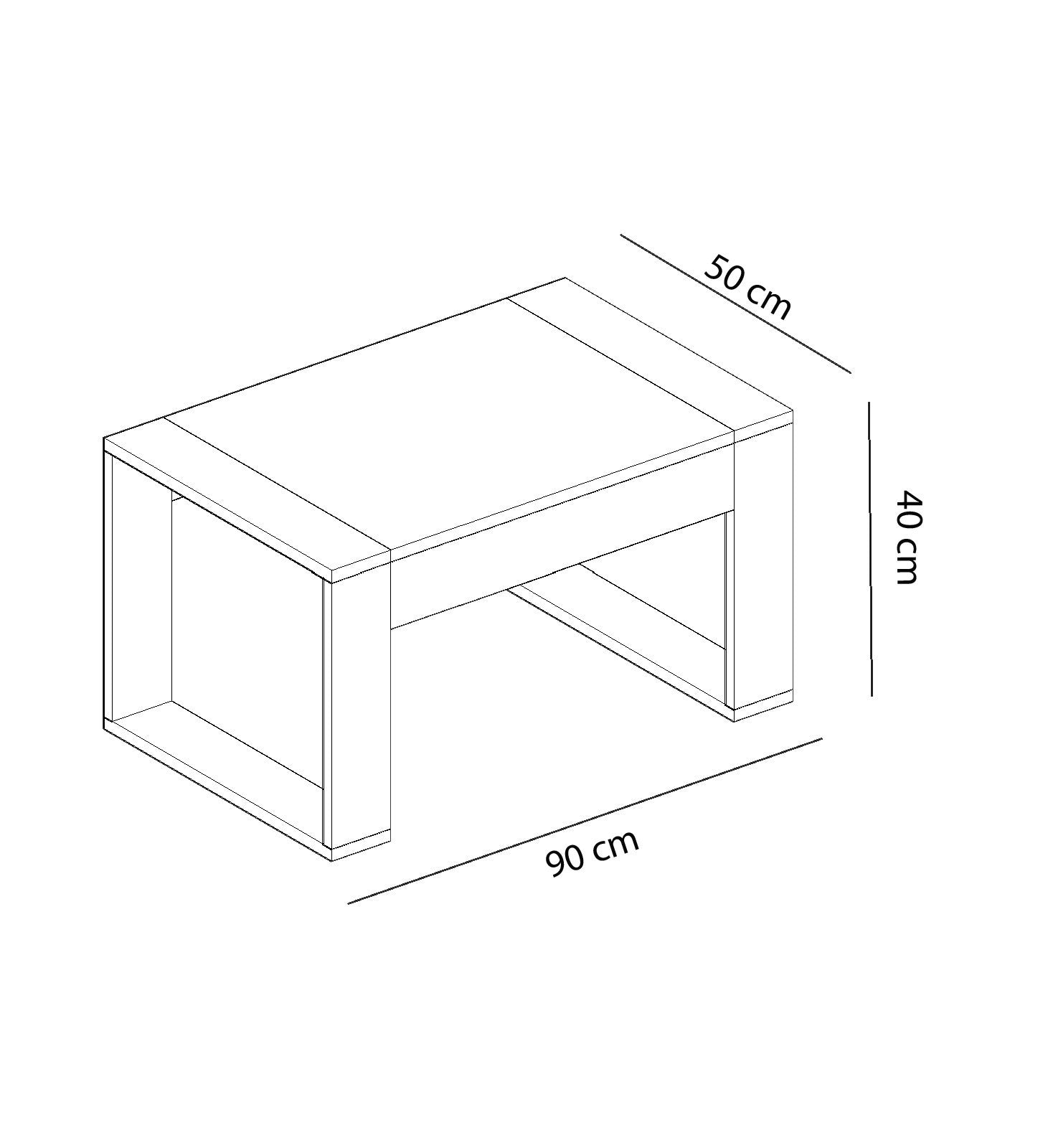 Table basse Retro - Oak