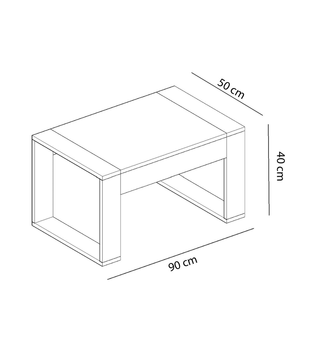 Table basse Retro - Oak
