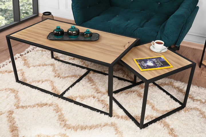 Ensemble de table basse Atlantis - Oak