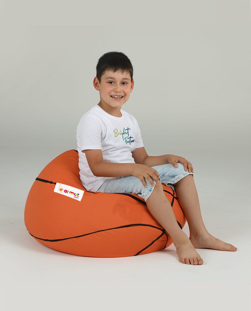 Pouf de jardin Basketball Kids Pouf - Tile Red