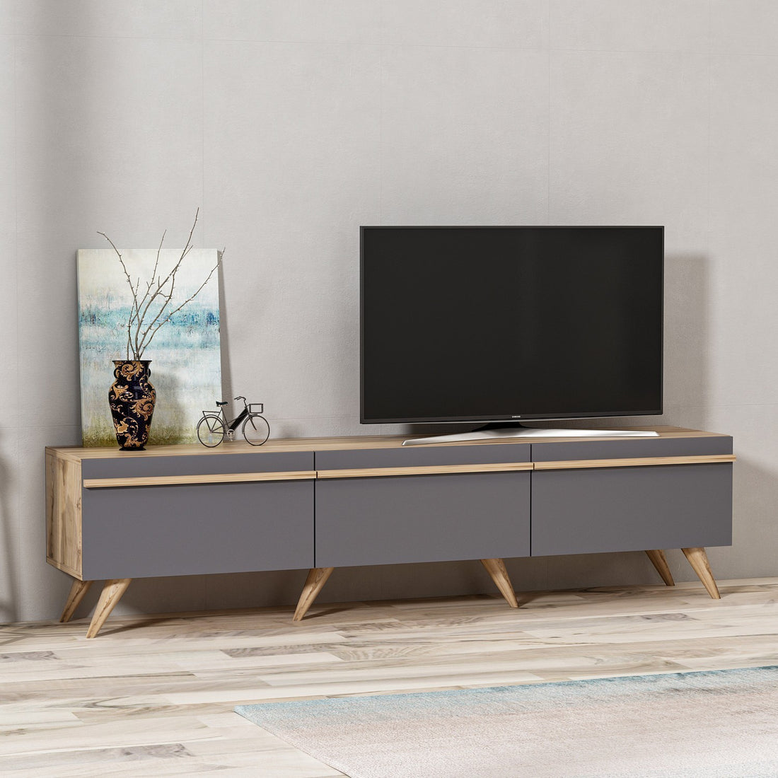 Meuble TV Amsterdam - Anthracite