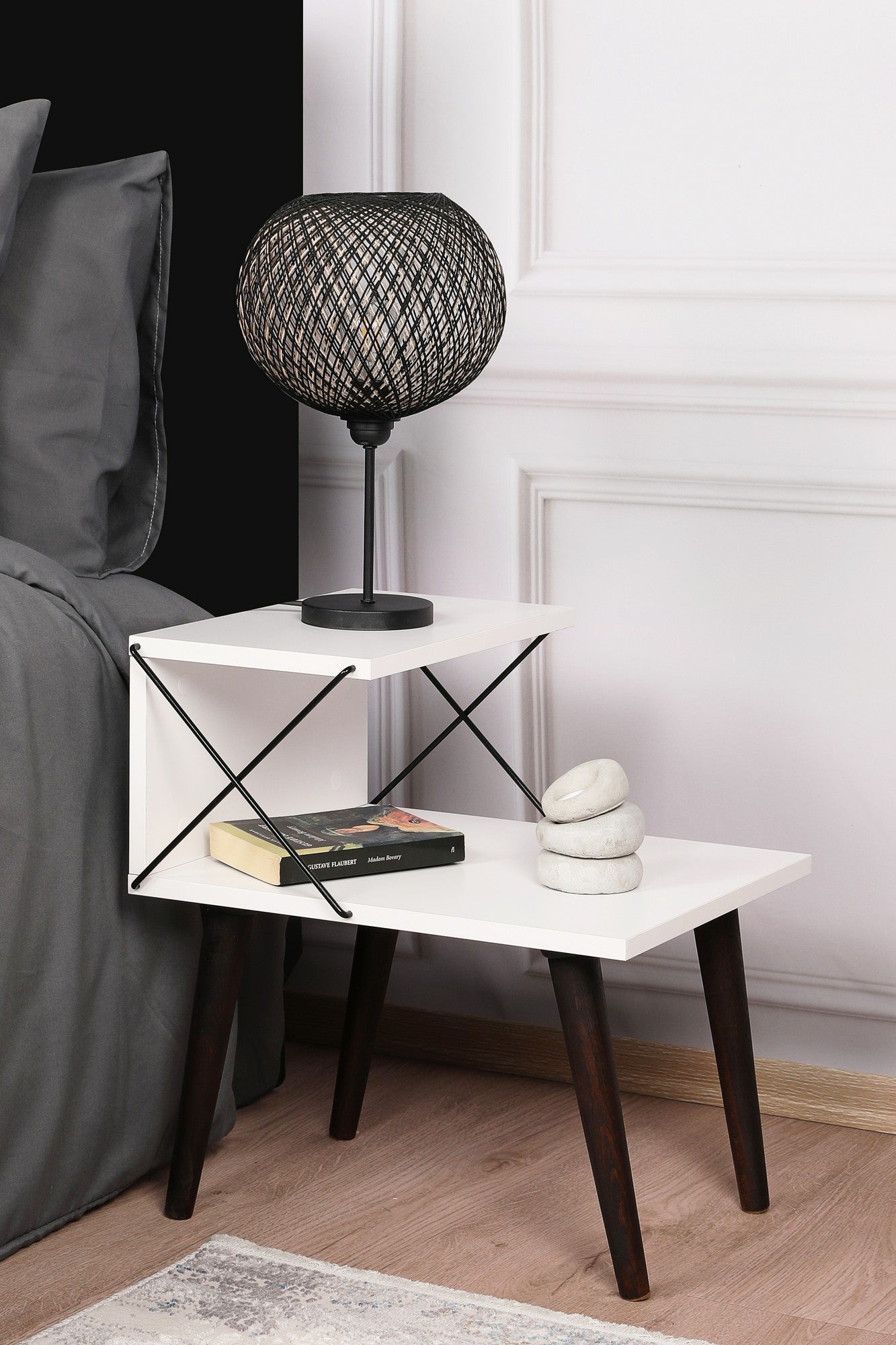 Table de chevet Cross - White