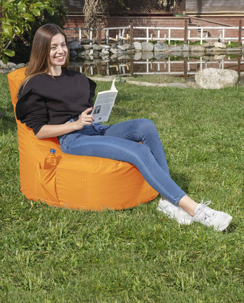 Pouf de jardin EVA Sport - Orange