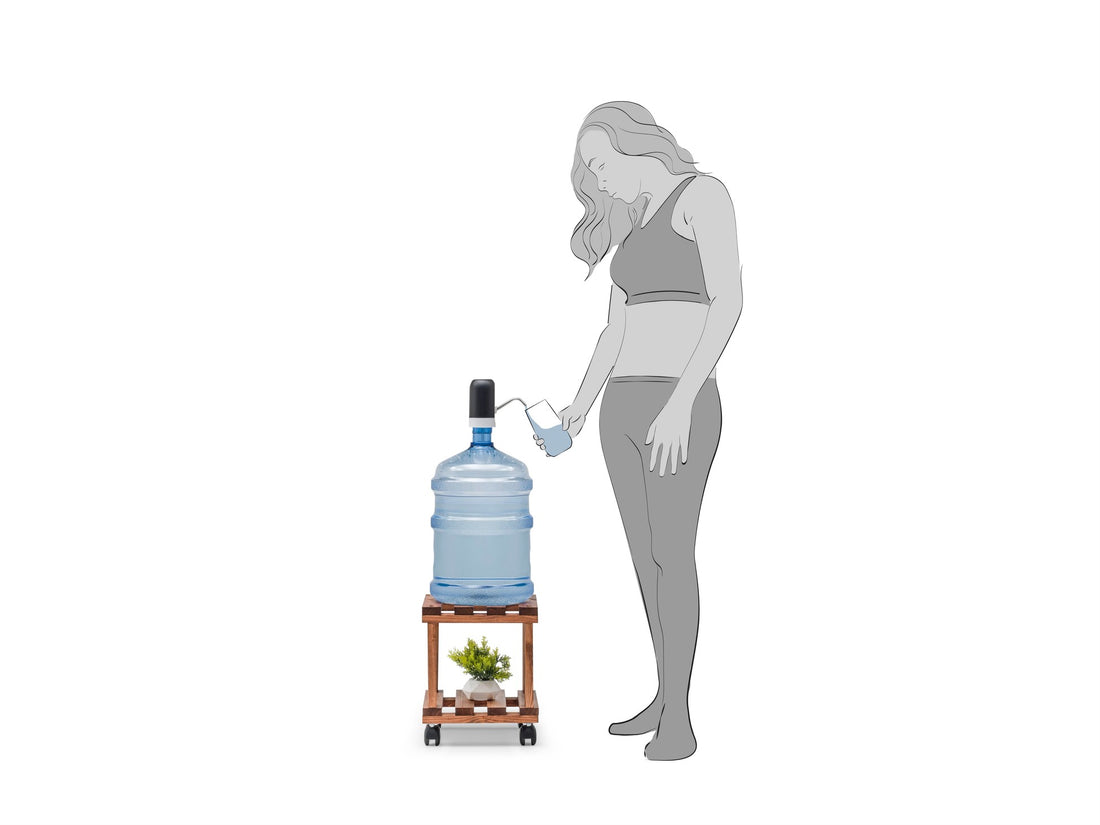 support en bois pour carafe